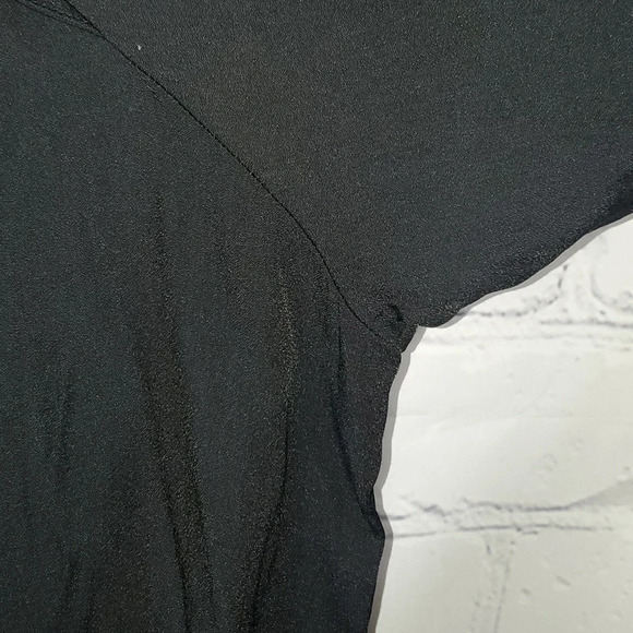 Ava &Viv Black Bell Sleeves Ruffled Trim Top - Picture 5 of 13